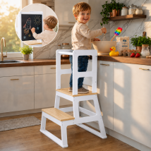 Baby Vivo Tour D'Apprentissage En Bois - Avec Tableau Blanc