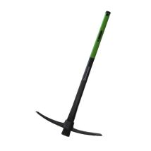 Piccone Italiano Biasot – 2,4 kg – 100 cm – Manico in fibra, Impugnatura in gomma – Giardino e piscine