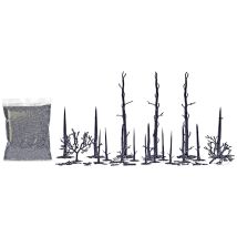 Abgebrannter Wald 1854 Baum-bausatz 1 Set - Busch