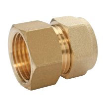 Somatherm For You - Ottone Accoppiamento Anello D'Ottone Di Compressione - Tubo Di Rame Ø14 - Femmina 20/27