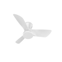 Ventilatore Da Soffitto Led Dimmerabile Con Telecomando (28w 3cct 2800lm) Ø76cm Bianco