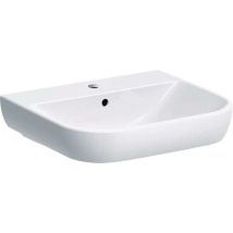 Keramag - Geberit Smyle Waschtisch 500227, 55x48cm, Mit Hahnloch Und