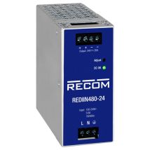 [neuwertig] B-ware Recom Hutschienen Netzteil Stromversorgung Din Schiene Rediin480 Snt Single O