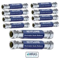 Keyplumb - 10x Inline Electrolytic Scale Reducer Inhibitor 15mm Compression Wras