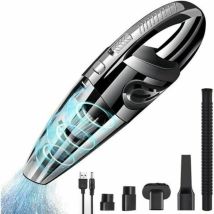 Wiederaufladbarer, Kabelloser Handstaubsauger, Leistungsstarker 120-w-staubsauger Mit Led-licht Und Filter Für Zuhause, Auto, Büro, Tisch Und Sofa