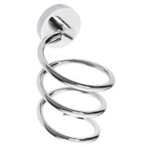 Bemeta Omega Soporte De Pared Para Secador De Pelo En Espiral, Latón, Cromo (104117022)