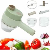 Ensoleille - Pinkelectric Vegetable Cutter, Multi-function Dice Food Vegetable Cutter, Cordless Onion Vegetable Cutter
