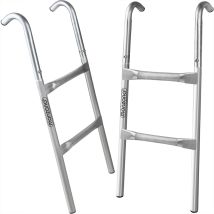Scaletta Per Trampolino Monzana 66/76/90/110 Cm 2-3 Gradini Montaggio Flessibile Resistente Ai Raggi Uv Scala Di Sicurezza Scala Di Accesso 76cm -2 