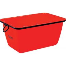 Vassoio Mortaio 200 L Cranabile Rosso – Plastica Resistente al Gelo – 16,8 kg – Wemas