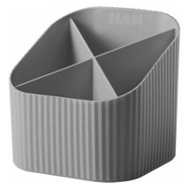 Han - Stifteköcher Re-x-loop 11,1 X 10,5 X 11,1 Cm (b X H X T) Polypropylen 100 % Recycelt Dunkelgrau