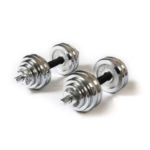 Koffer 2 Kurzhanteln 30 Kg Keboo 700 Serie 8 Hantelscheiben 2,50 Kg, 4 Hantelscheiben 1,25 Und 4 Hantelscheiben 0,5 Kg