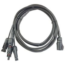 B And W Energy Case Cavo Di Connessione Per Due Spine Mc4 Nero