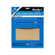 19851 Carta Vetrata Fine, Nera, 230 X 280 Mm - Blue Spot Tools