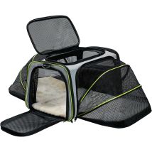 Bolsa De Transporte Suave Y Plegable Para Gatos Y Perros Con Colchón De Aire Extraíble. Capacidad Máxima: 7 Kg. Medidas: 40 X 25 X 25 Cm. Bolsa De 
