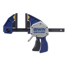 Irwin – Abrazadera de barra Xtreme Pressure 1250mm – Sujeción con una mano – Color negro, azul, gris – 1 pieza