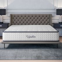 Naturalex - Colchón Upsilon 140x200 Cm - Grosor 30 Cm - Látex Azul, Espuma Hr