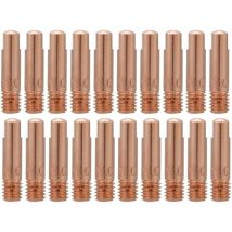 20pcs Solder Copper Contact Tube Tip For 15ak Mig Mag Welding Torch Consumables (1.0)