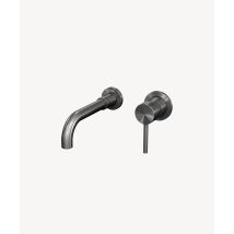 Mezclador Mural Para Lavabo Gun Metal - Corbeau