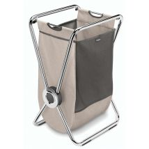 Simplehuman - Badezimmerzubehör - Wäschekorb, 75x42x51 Cm, Braun/stahl Lt1008