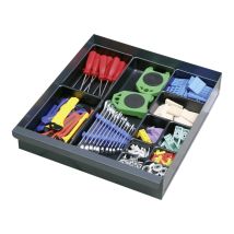 Einzelschublade Serie 3000, 100 Mm Hoch, Ral 7016 - Stumpf