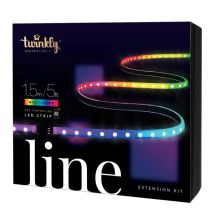 Striscia Nera Prolunga 1,5m 90 Led Multicolori Rgb Twinkly Line Twinkly