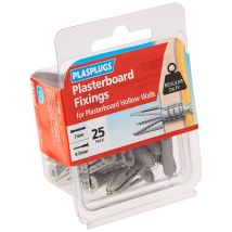 Plasplugs - Cf 111 Standard Plasterboard Fixings Pack Of 25 Placf111