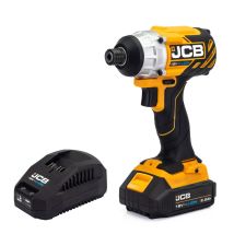 Jcb 18v Brushless Impact Driver 1x 2.0ah Lithium-ion Battery And Charger