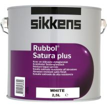 Sikkens - Rubbol Satura Plus Paint - 2.5 Litre - White