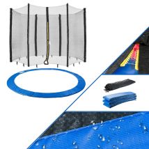 Arebos - Rete Di Protezione Trampolino 305 Cm + Protezione Del Bordo