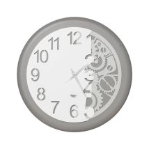 Meccano Bombe Wanduhr – 30 cm – lasermodifiziertes Metall – Arti E Mestieri