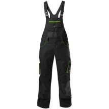 Fortis – Dungarees Lavables 60°C – Bolsillos CORDURA – Ajustables – Reflectantes – Talla 64 – 65% poliéster, 35% algodón