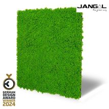 Jangal - Pannelli Acustici Modulabili In Flora Sintetica Ultrarealistica 52x52cm Mod. Lime Green