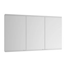 Mobile A Specchio Royal Modular 2.0 1300x900x120mm Anodizzato Argento, Non Illuminato, Prolunga A Parete, Senza Presa Keuco
