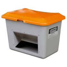 Cemo Streugutbehälter Plus3 200 Liter Mit Entnahme Grau/orange