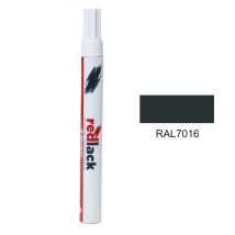 Redlack - Pintura De Fieltro De Retoque Gris Antracita Ral 7016 Multisoporte Mate