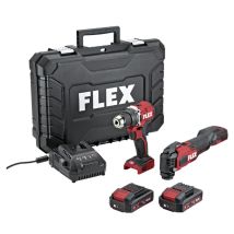 Flex Tools - Flex Akku-bohrschrauber + Akku-multitool Set 18 V (532843)