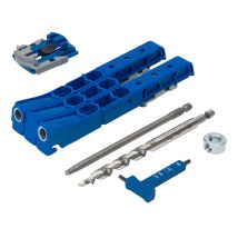 Kreg – Pocket-Hole Jig 320 – 13 mm to 38 mm Material Thickness – 2 Drill Guides – Easy-Set Drill Bit – Carry Case
