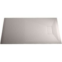 Idralite - Piatto Doccia Bianco Effetto Pietra Mod. Strong 70x120 Cm