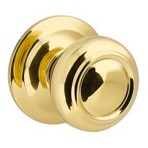 Pomo de puerta DUVER Opalo D85 en latón pulido – Elegante y funcional para interiores y exteriores