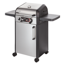 Enders Eflow Pro 2 Turbo Grill Elettrico Con Griglia In Ghisa Switch Grid, Turbo Zone Per Grigliare A Temperature Elevate - Coperchio E Parti Laterali