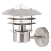 Brilliant Lampada Applique Per Esterno Terrence Da Terra In Acciaio Inox 1x Lampade Normali A60, E27, 60w, Gf Non Specificate Classe Di Protezione Ip: