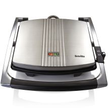 Macchina per Sandwich e Panini Breville a 4 Fette – VST026 – Piastre Antiaderenti – Elettrodomestici