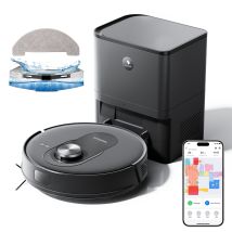 Proscenic - Q8max Robot Aspirapolvere Lavapavimenti 4500pa 200 Min Navigazione Lidar Con Mappatura Svuotamento Automatico Anti-groviglio, App/aleax/