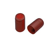 Capsule Termoretraibili Rosse Satinate Ø 31x H 55 Mm Confezione Da 100 Pz