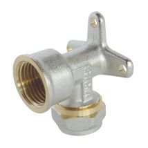 Somatherm – Raccordo multistrato compressione Ø16mm – Femmina 15/21 (1/2'') – Grigio