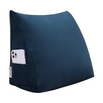 Vercart - Grande Cuscino Per La Lettura A Cuneo, Cuscino Lungo Per La Schiena, Cuscino Decorativo Per La Testata Del Letto, Cuscino Triangolare Per Il
