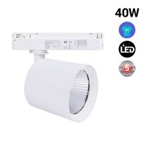 Fumagalli - Proyector Led Para Carril Monofásico 40w - Moda Y Retail - Blanco Neutro - Blanco
