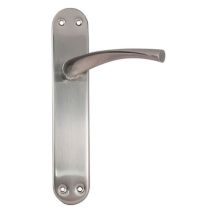 Manivela de puerta 707 240x45 mm – Aluminio – Satinado