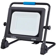 Projecteur De Travail À Led Colonne Lumineuse De Chantier Aluminium Ip54 H 42 Cm