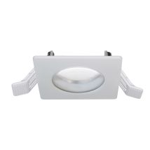 Empotrable Techo Inel Fijo Cuadrado Ip65 Blanco